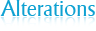 Alterations